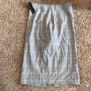 Grey and white skirt size 0